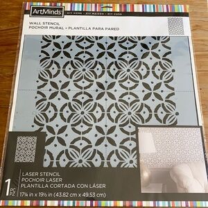 🆕 Laser Stencil “Batik Print” for DIY Projects 1pc 17.25” x 19.5”